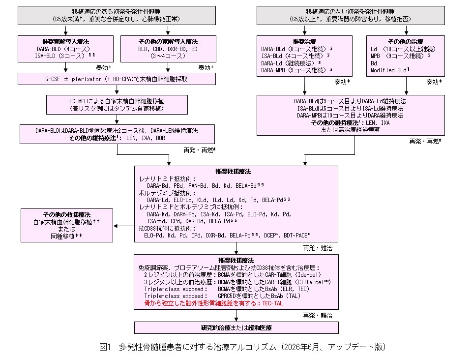 多発性骨髄腫の診療指針 | 診療指針・共同研究 | 日本骨髄腫学会